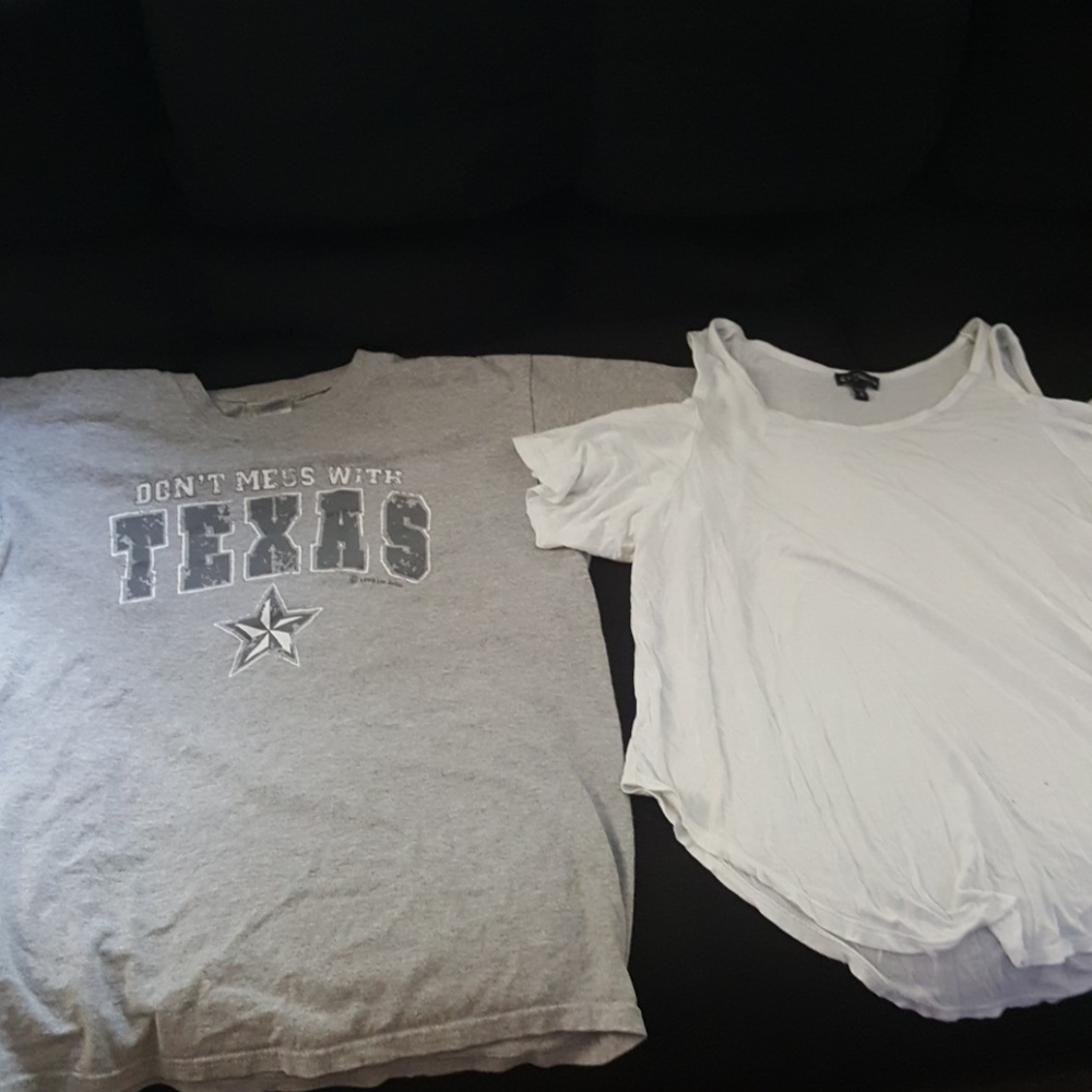 White express top and a Texas t-shirt